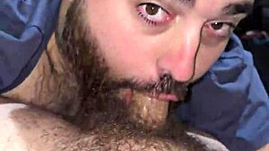 i suck hairy daddy's fat cock and swallow cum