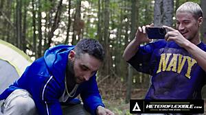 Skyy knox and tony dangelo try anal on camping trip