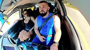 naughty uber passenger drives driver crazy