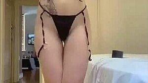 Ariana sways seductively in her tiny bikini