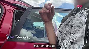 We fucked in the street with cars watching, he cum inside me