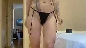 Ariana sways seductively in her tiny bikini