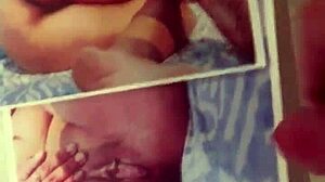 Male masturbation with a focus on cumshots