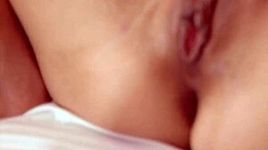 Beautiful girl enjoys a hot cunilingus session