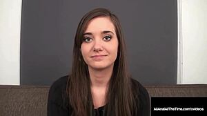 Gia Paige, the girl next door, enjoys a rough anal sex in different positions