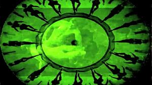 Vintage drawings depict retro anime and antique cartoon styles