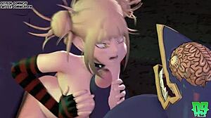 momo and toga show nomu wild moves in hentai