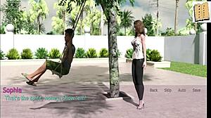 Wife and stepmother play game leading to big ass fucking!