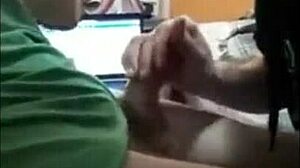 Hey, Watch My Good Friend Worship My Cock?