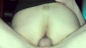 bunni knows how to cum hard on my big white cock