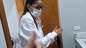 Married nurse cheats in hospital bathroom with employee