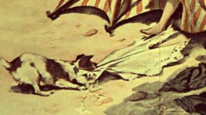 vintage hairy action in raw animated style