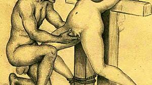 Vintage Erotic Drawings with Seductive Retro Style