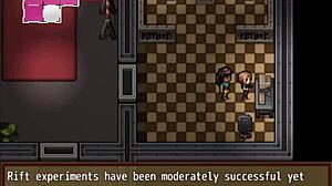 Horny scientist cures zombie apocalypse in hentai game