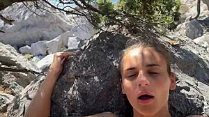 Fucked Her In The Woods In The Ass