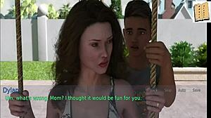 Wife and stepmother play game leading to big ass fucking!