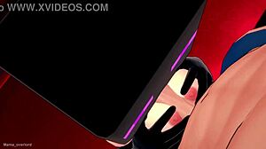 Unbelievable! Masked Girlfriend Ready for Hotel Love with Enderman!