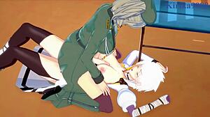 Intense Lesbian and Futanari Action with Imu and Miyabi