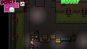 Horny scientist cures zombie apocalypse in hentai game