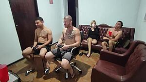 it was just a video game but ended with bareback fucking