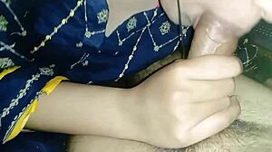 Beautiful Indian wife satisfies her hunger for cum and more