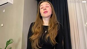 Russian goddess humiliates beta male in a rather embarrassing manner