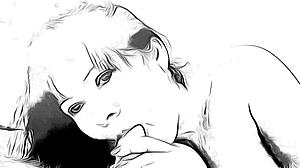 Cartoon Nympho Delivers Wild Handjob Action In Take On Me Scene