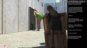 Big apple small gesture episode 11 features detailed 3d cartoon sex scenes with hentai elements.