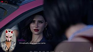 Ms. Denvers episode 20 features a milf in torn stockings chatting casually