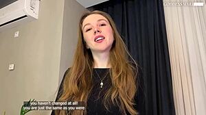 Russian goddess humiliates beta male in a rather embarrassing manner