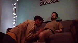 Intense massage leads to tasting dick passionately