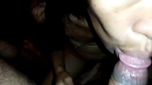 My cousin slept over, and in the morning I sucked his big cock for the first time.