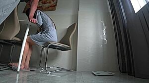 amazing BRUNETTE POLICE WOMAN in high heels FUCKS stopped guy COWGIRL STYLE