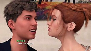 College Kings Game Scene With Alex And Riley