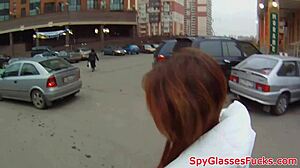 I spy alluring eurobabe getting POV banged on bed