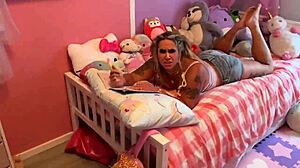 Damn! Brat Face Fucked by Step-Dad for Skipping Class!