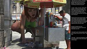 Big apple small gesture episode 11 features detailed 3d cartoon sex scenes with hentai elements.