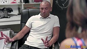 Petite 18+ Asian teen pounded sucking monster cock with facial