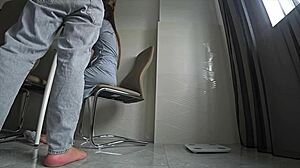 amazing BRUNETTE POLICE WOMAN in high heels FUCKS stopped guy COWGIRL STYLE