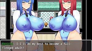 me n my frends r chasin criminals, but ntr police ruri n sakura got big tits n ass