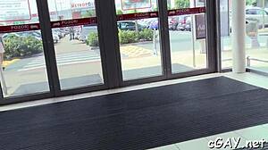 Pierced Model Takes Hardcore Ass-Fucking From Two Cocks In Threesome Group Scene With Anal Action.