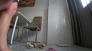 amazing BRUNETTE POLICE WOMAN in high heels FUCKS stopped guy COWGIRL STYLE