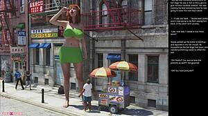 Big apple small gesture episode 11 features detailed 3d cartoon sex scenes with hentai elements.