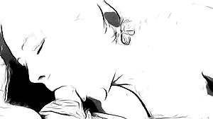 Cartoon Nympho Delivers Wild Handjob Action In Take On Me Scene