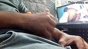 Solo boy masturbates!