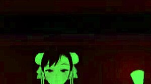 Chun-li gets intense creampie in Street Fighter II hentai!