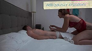 Step mom's wild party night leads to steamy action