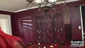 Redhead gets her bubble butt smashed hard with toys