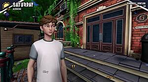 peach hills division 1 - officer vinny gets handjob and blowjob at work