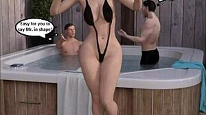 cheating milf hotwife in wild 3d comics